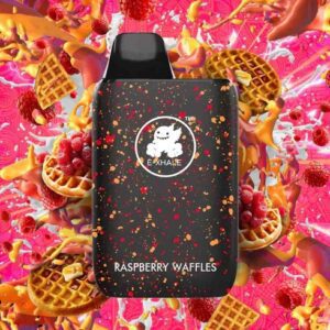 E-XHALE - 10K High Puff – 6 000 Puff – Raspberry Waffles