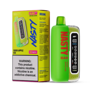 NASTY Bar 20 000 Puffs Sour Apple Ice