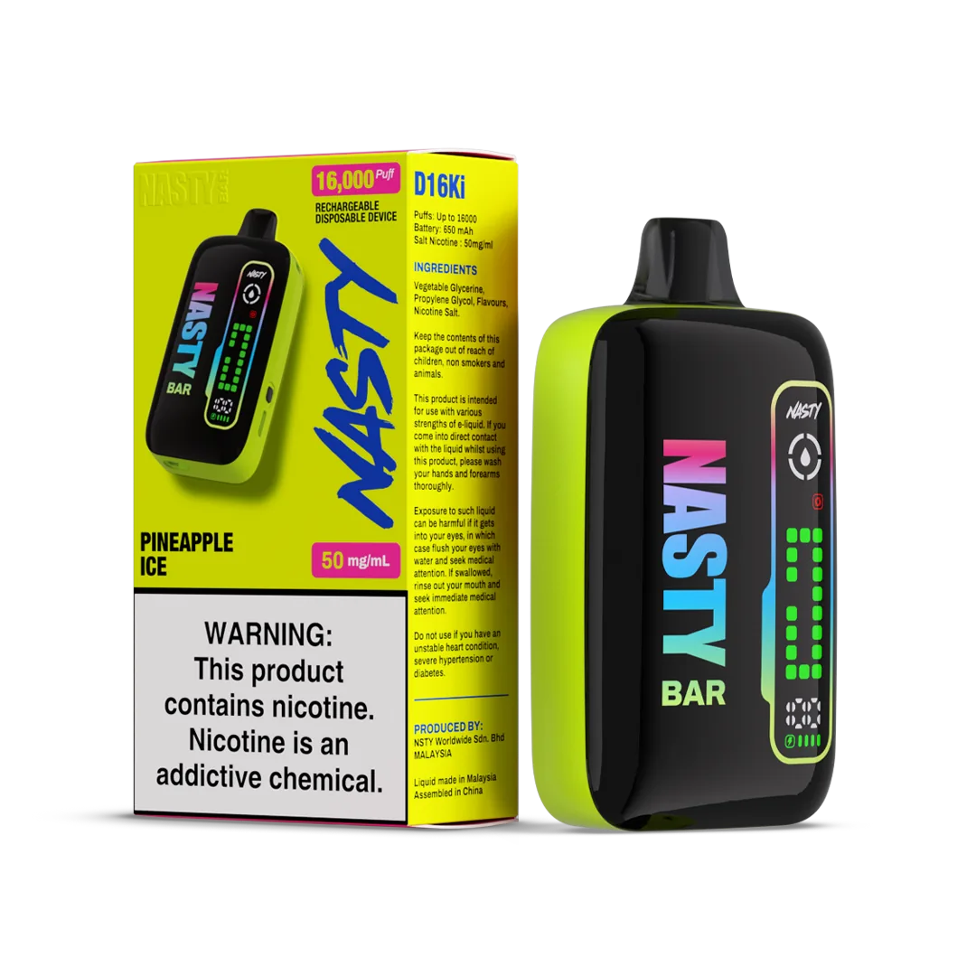 NASTY Bar 16 000 Puffs Pineapple Ice